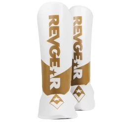 Revgear Pinnacle Shin Guards - White/Gold