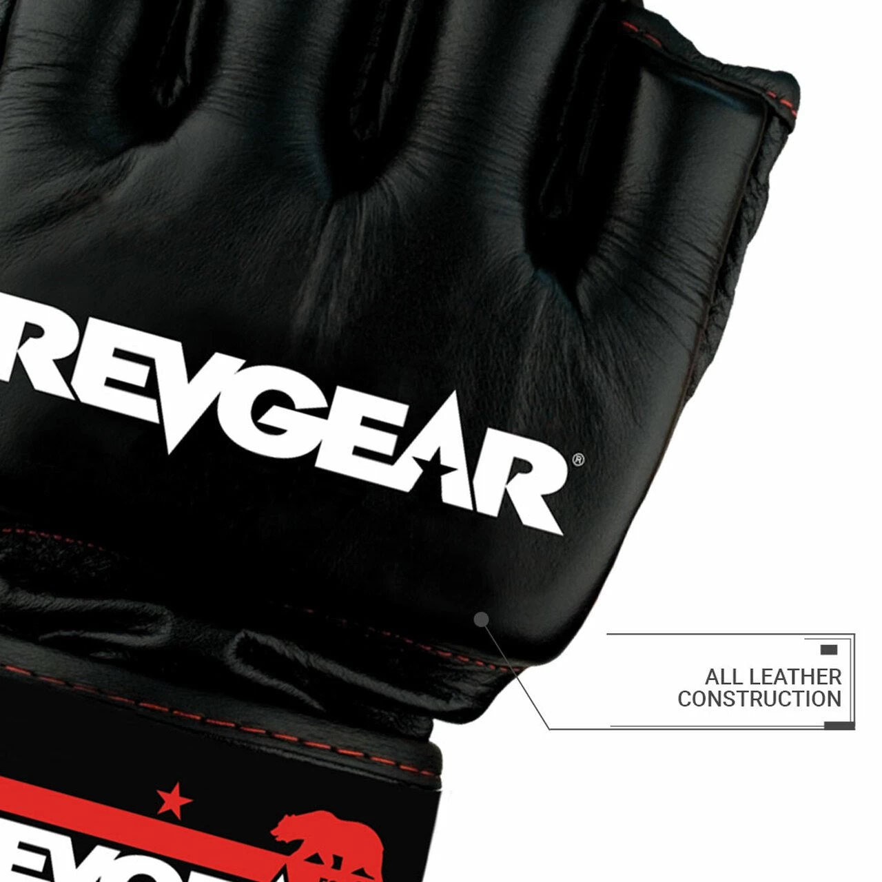 Revgear Pro Series Challenger 2 MMA Gloves - 4oz Competition Black 6 Revgear Pro Series Challenger 2 MMA Gloves - 4oz Competition Black - Image 4