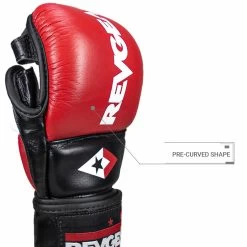 REVGEAR PRO SERIES MS1 MMA TRAINING AND SPARRING GLOVE - RED -Knockout Shop revgear pro series ms1 mma training and sparring glove red 243723