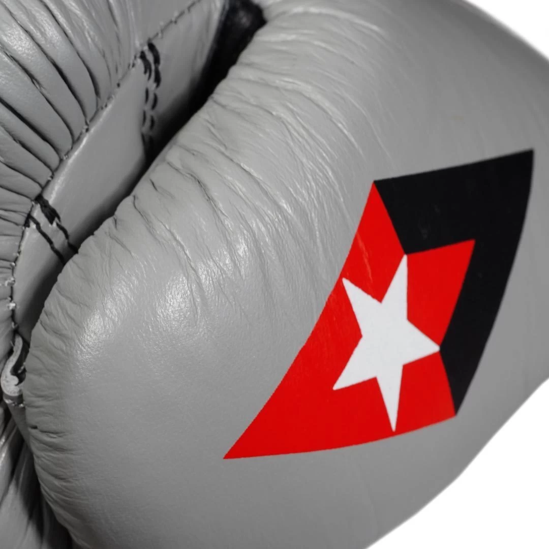 Revgear Professional Competition Boxing Gloves - Grey/Black 4 Revgear Professional Competition Boxing Gloves - Grey/Black - Image 2