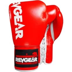 Revgear Professional Competition Boxing Gloves - Red/White