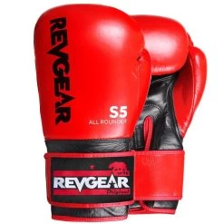 Revgear S5 All Rounder Boxing Glove - Red Black
