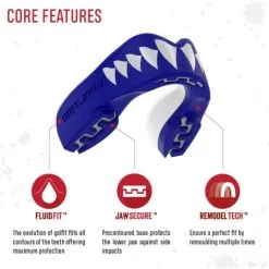 SafeJawz Extro Shark Mouth Guard -Knockout Shop safejawz extro shark mouth guard 3 8470 p