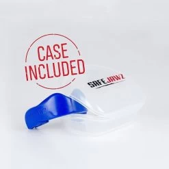 SafeJawz Intro Mouth Guard Blue -Knockout Shop safejawz intro mouth guard blue 5 8422 p