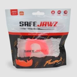 SafeJawz Intro Mouth Guard Fluro Orange -Knockout Shop safejawz intro mouth guard fluro orange 4 8434 p