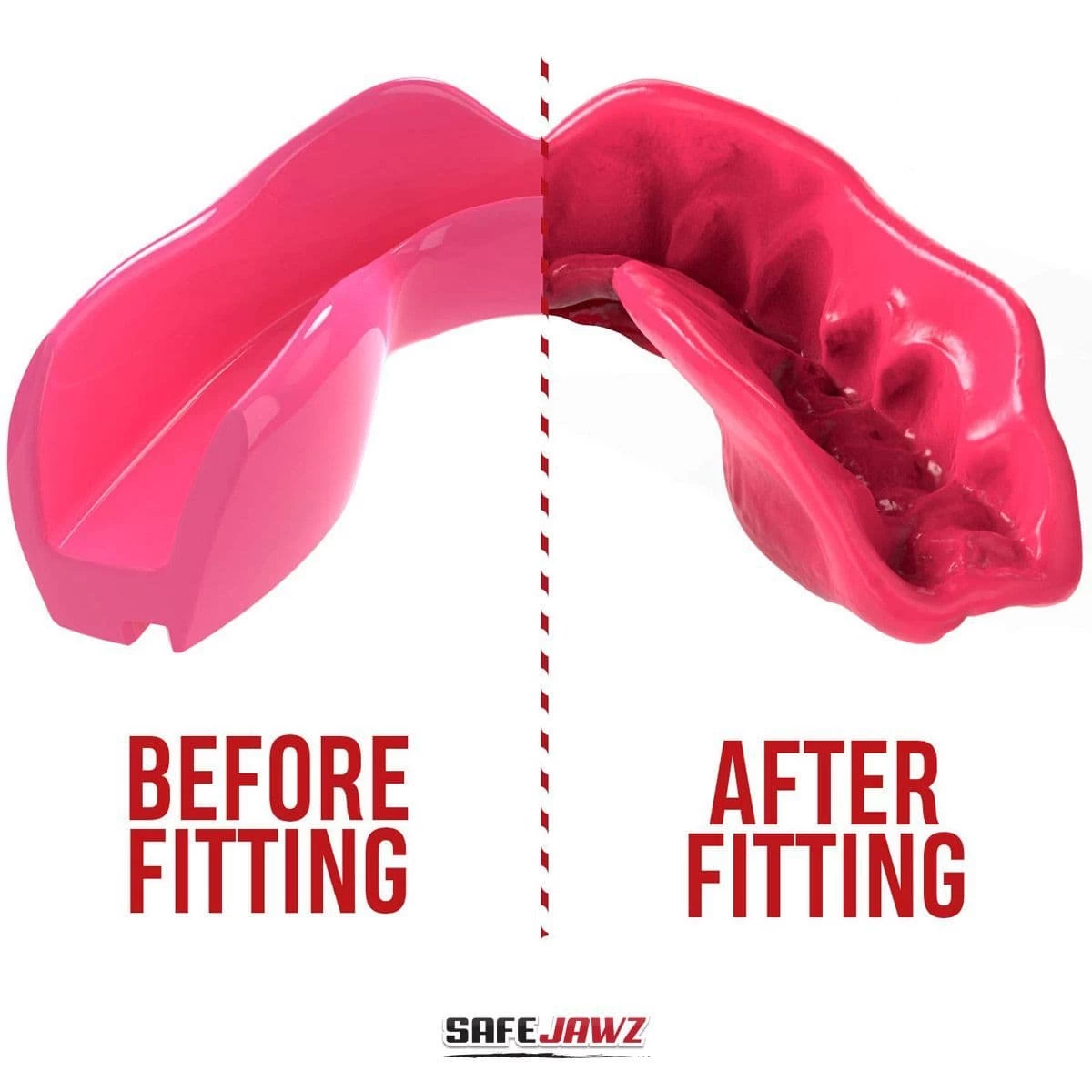 SafeJawz Intro Mouth Guard Pink 5 SafeJawz Intro Mouth Guard Pink - Image 3