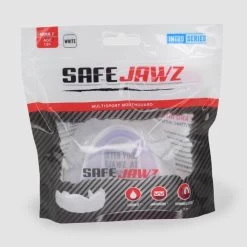 SafeJawz Intro Mouth Guard White -Knockout Shop safejawz intro mouth guard white 4 8430 p