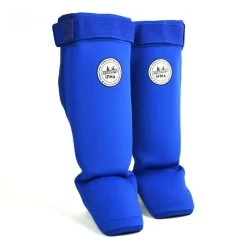 SF4 MTG Pro Blue IFMA Approved Neoprene Shin Pads -Knockout Shop sf4 mtg pro blue ifma approved neoprene shin pads 836769