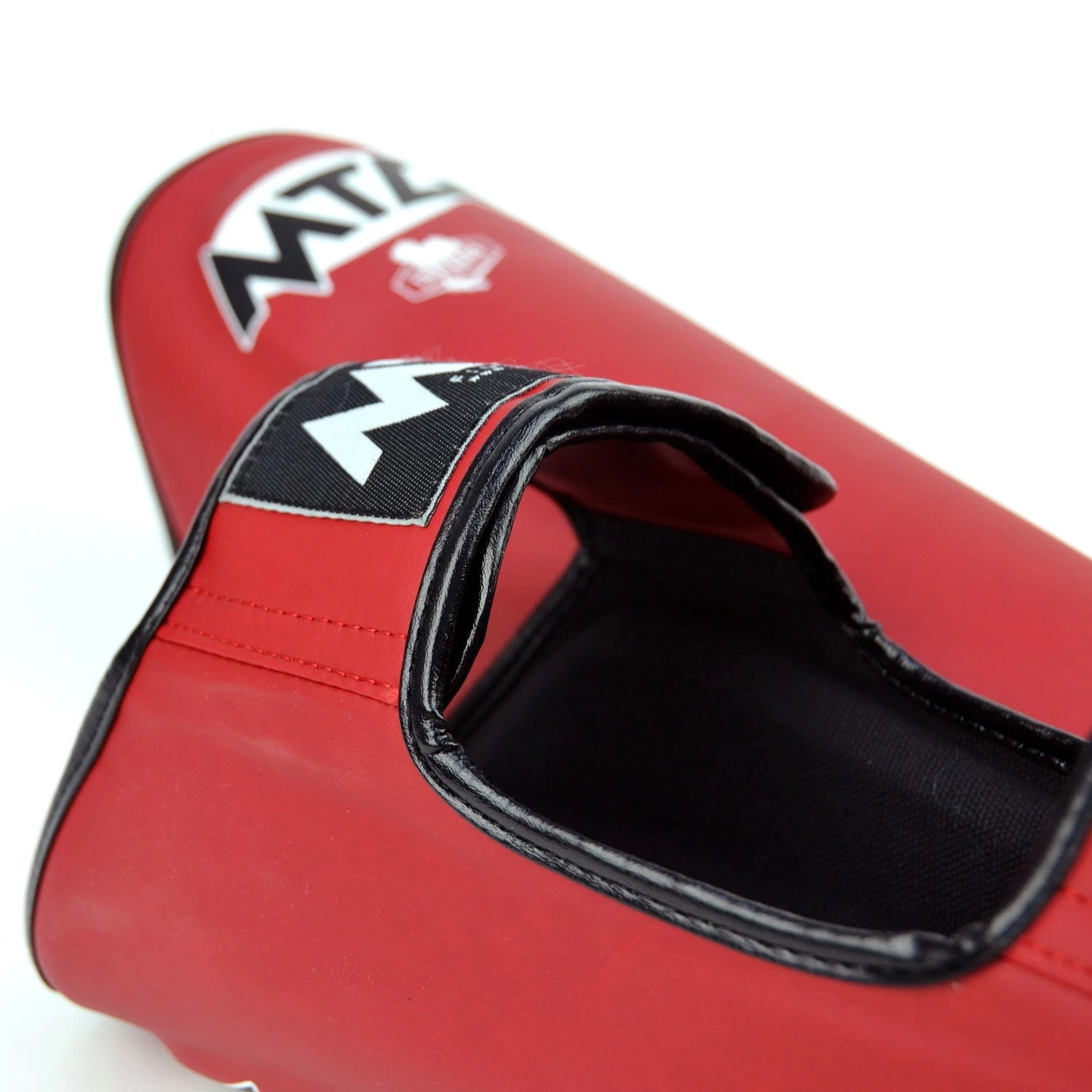 SFS1 MTG Red Synthetic Shin Pads 4 SFS1 MTG Red Synthetic Shin Pads - Image 2
