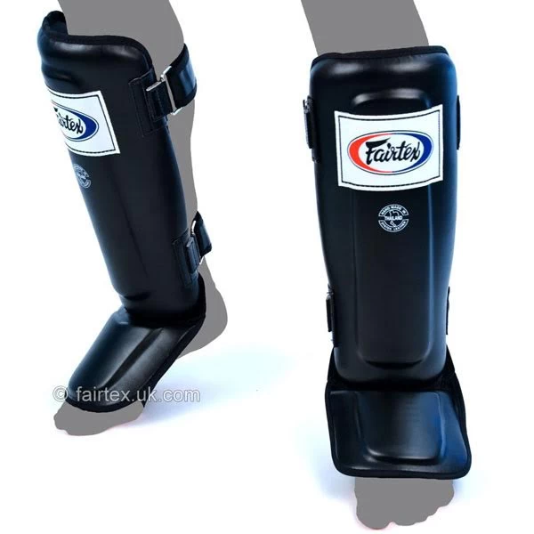 SP3 Fairtex Black Double Padded Shin Pads 3 SP3 Fairtex Black Double Padded Shin Pads
