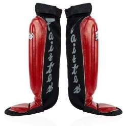 SP6 Fairtex Red MMA Style Shin Pads -Knockout Shop sp6 fairtex red mma style shin pads 799729