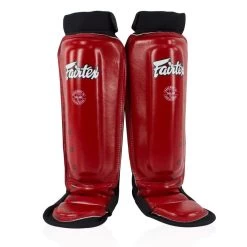 SP6 Fairtex Red MMA Style Shin Pads