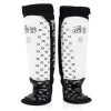 SP6 Fairtex White-Black MMA Style Shin Pads 2 SP6 Fairtex White-Black MMA Style Shin Pads -Knockout Shop sp6 fairtex white black mma style shin pads 534237