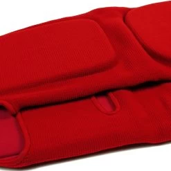 SPE1 Fairtex Red Elastic Competition Shin Pads -Knockout Shop spe1 fairtex red elastic competition shin pads 466343