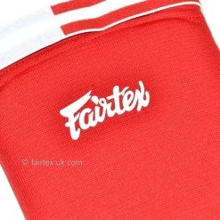 SPE1 Fairtex Red Elastic Competition Shin Pads -Knockout Shop spe1 fairtex red elastic competition shin pads 698371