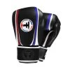 Thai Fighter Boxing Gloves - Black -Knockout Shop thai fighter boxing gloves black 606940