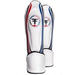 Thai Fighter Shin Guards - White