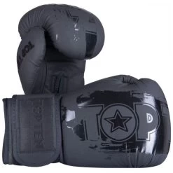 TOP TEN Boxing Gloves Power Ink Black 'n' Black
