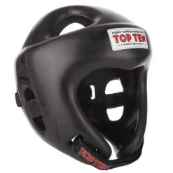 TOP TEN Fight Head Guard Black