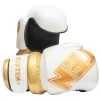 TOP TEN Glossy Block Pointfighter Gloves White/Gold