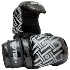 TOP TEN Glossy Block PRISM Pointfighter Gloves Black
