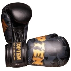 TOP TEN PRISM Boxing Gloves Black/Gold
