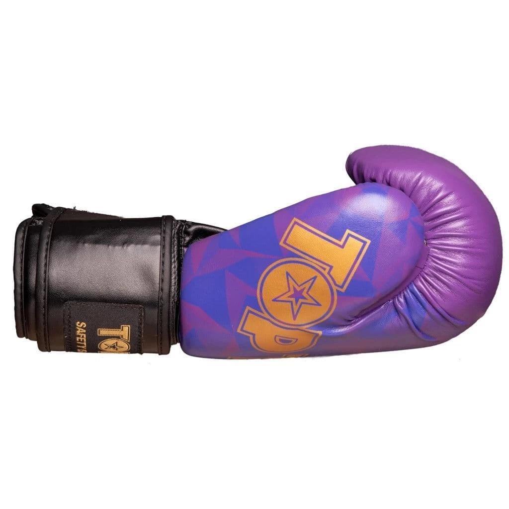 TOP TEN PRISM Boxing Gloves Purple 4 TOP TEN PRISM Boxing Gloves Purple - Image 2
