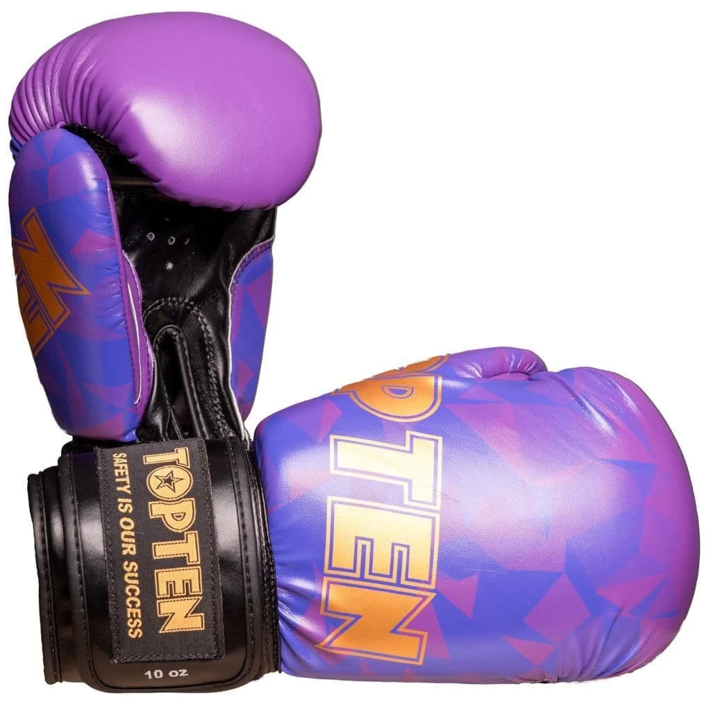 TOP TEN PRISM Boxing Gloves Purple 3 TOP TEN PRISM Boxing Gloves Purple