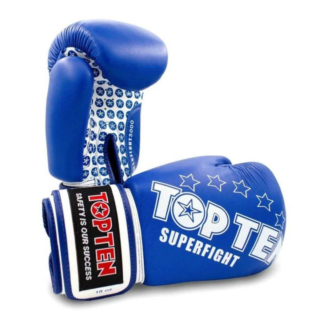 TOP TEN Superfight 3000 Boxing Gloves Blue 10oz 3 TOP TEN Superfight 3000 Boxing Gloves Blue 10oz