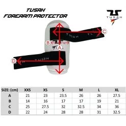Tusah WT Approved Forearm Guards -Knockout Shop tusah wt approved forearm guards 2 6789 dv p