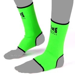 Twins AG1 Lime Green Ankle Supports -Knockout Shop twins ag1 lime green ankle supports 179529
