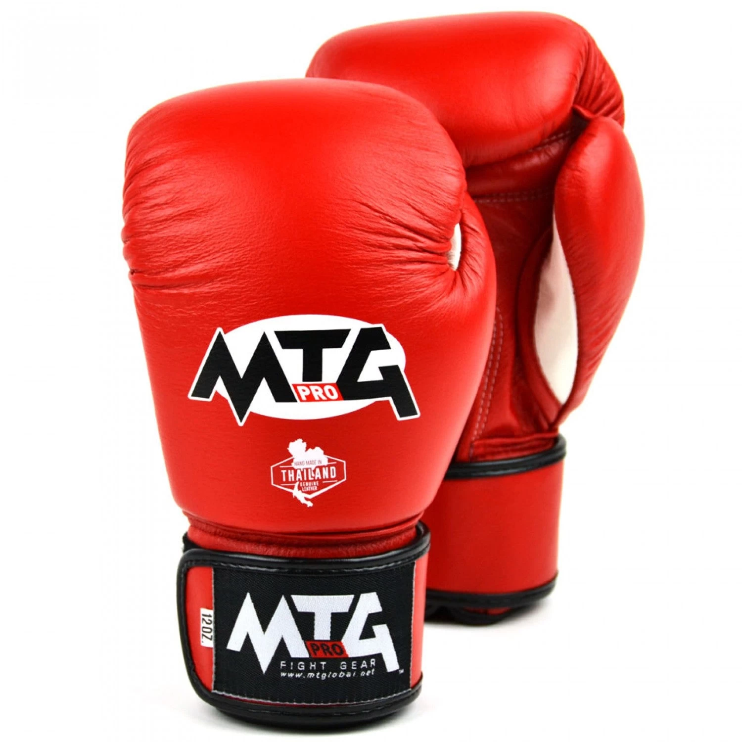 VG1 MTG Pro Red Velcro Boxing Gloves 4 VG1 MTG Pro Red Velcro Boxing Gloves - Image 2
